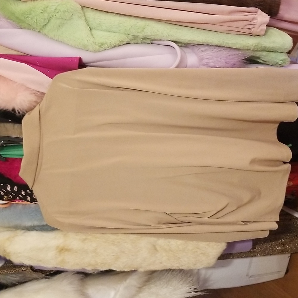 Tan Tilley Blouse - Picture 3 of 3